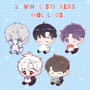 Smol Love and DeepSpace Chibis | Version B | 2&quot; Vinyl Stickers