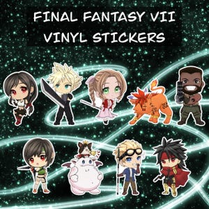 ファイナルファンタジーVII | 2.5インチビニールステッカー
