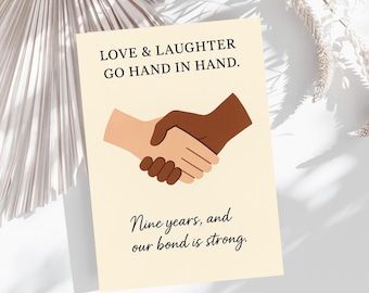 Forever Together Printable – Love & Unity Handshake Art