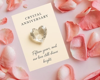 Crystal Heart Anniversary Art – Elegant Printable Keepsake