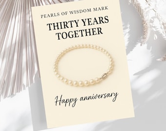 Timeless Anniversary Art – Elegant Pearl Print for Love