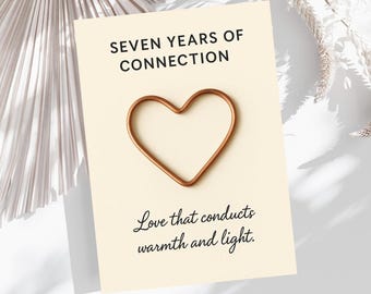 Copper Heart Anniversary Art – Love & Connection Printable