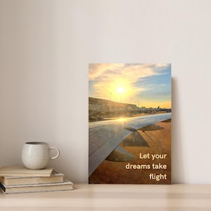 du jeu de cartes postales de citation de voyage – Laissez vos rêves prendre son envol – Cartes de motivation imprimables | Téléchargement instantané | Cadeau de voyage numérique