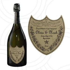 Custom Personalised Champagne Label Bottle Happy Birthday Gifts For Any Occasion Sticker Unique Fun Gifts Party Wedding image 1