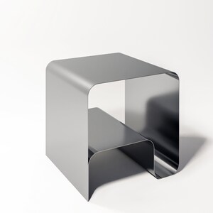 Modern Metal Coffe Table, Unique Minimalist Natural Metal Coffe Table ...