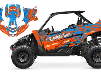YAMAHA YXZ Shatter - Graphics Kit, Decals, Stickers, Custom, Free shipping, UTV, Number plate, Race number