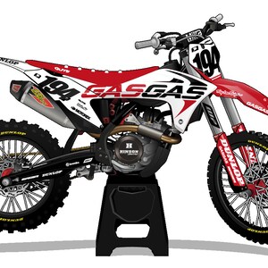 GASGAS Scar - mx graphics kit, moto graphics, dirt bike graphics kit, bike graphics kit, dirt bike race decal, GASGAS Graphics Decal Wrap