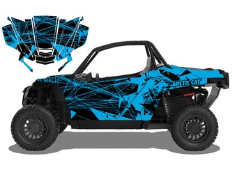 TEXTRON/ARCTIC CAT Lazer Blue - utv Graphics Kit, wildcat xx, arctic cat decals, sxs kit, sxs graphics kit, wildcat graphics kit, decal kit