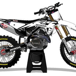 HONDA CRF Defend - mx graphics kit, moto graphics, dirt bike graphics kit, bike graphics kit, dirt bike race decal, Honda Dirt Bike Wrap Kit