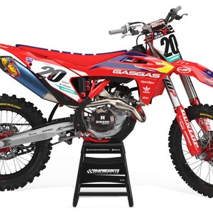 GASGAS OEM - mx graphics kit, moto graphics, dirt bike graphics kit, bike graphics kit, dirt bike race decal, GASGAS Graphics Decal Wrap Set