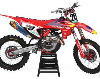 GASGAS OEM - mx graphics kit, moto graphics, dirt bike graphics kit, bike graphics kit, dirt bike race decal, GASGAS Graphics Decal Wrap Set