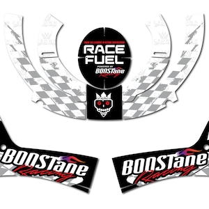 RaceQuip helmet Hot Rod - Helmet graphics, helmet kit, helmet decals, motocross helmet stickers, motocross helmet kit, motocross graphics