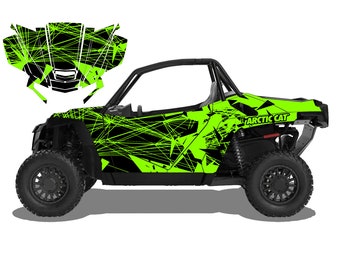 TEXTRON/ARCTIC CAT Lazer Green - utv Graphics Kit, wildcat xx, arctic cat decals, sxs kit, sxs graphics kit, wildcat graphics kit, decal kit