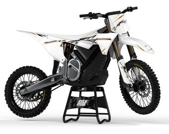 Tasaca T500 Electric Dirt Bike Sakura Graphics Kit | Mint Cherry
