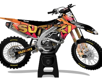 Tasaca T500 Electric Dirt Bike Sakura Graphics Kit | Mint Cherry