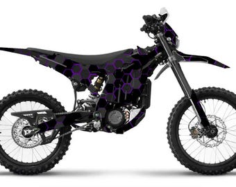 SURRON Ultra bee hexcamo purple Graphics - Bike NOT Included, Surron Decals, Custom E Bike Graphics, Surron Graphics, electric bike kit