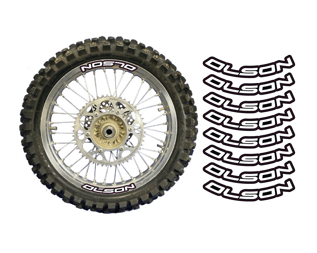 Mx Rim Graphics Rim Stickers - Wheel Stickers Decals Mx Graphics Kit, Moto Graphics ...