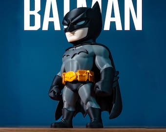 Dark Knight Hero Figurine – Stylized Mini Collectible Statue