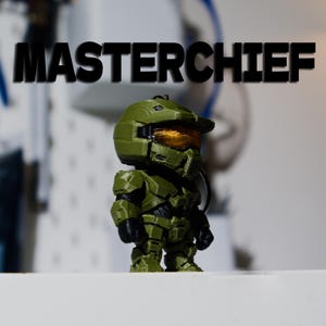 Llavero de Jefe Maestro - Minifigura de jugador de Halo