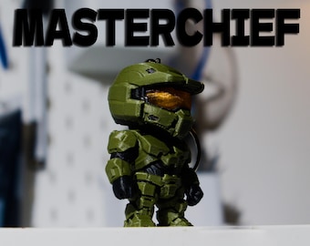 Masterchief Keychain - Halo Gamer Mini Figure