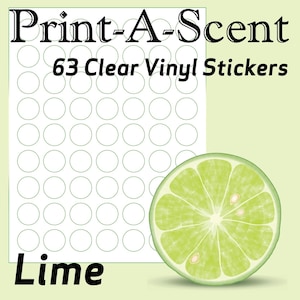 Clear Scratch and Sniff Stickers