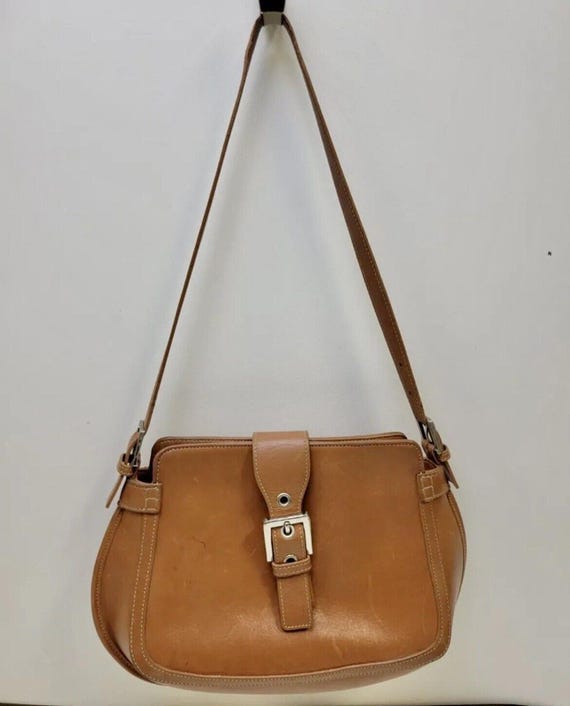 A.giannetti Tan Genuine Leather Satchel Purse Shoulder Bag Style Like Tods Etsy