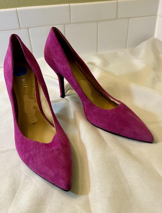 nine west pink heels