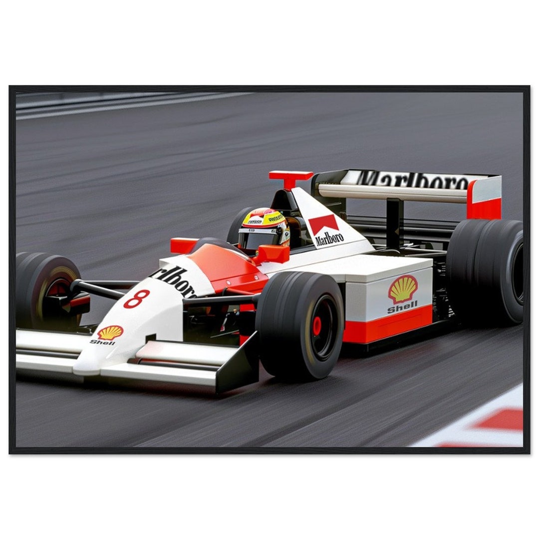 Lego Ayrton Senna F1 Car Landscape Poster - Etsy