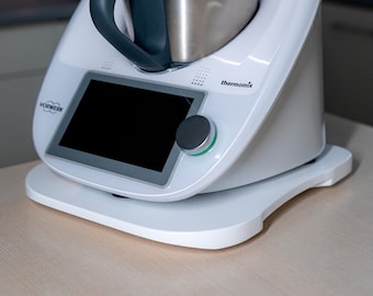 Premium Thermomix Board White Beech - Beech Wood with Semi-Matte Varnish | Modern Design, Scratch-Resistant, Easy to Clean