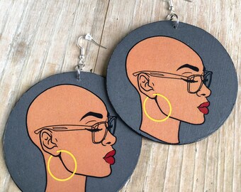 I Am Not My Hair Earrings,  Bald and Beautiful Earrings, Top Selling Items