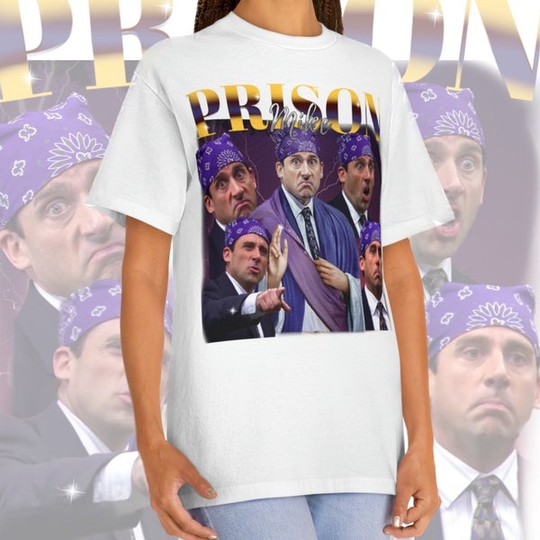 Comic Relief Classic: Prison Mike Retro Tee - The Office Vibes!