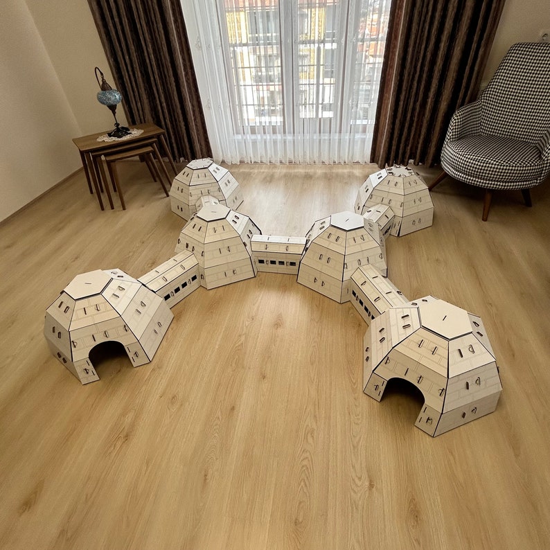 Large Igloo Rabbit House, Bunny House, Rabbit Bed, Rabbit Cave, Rabbit