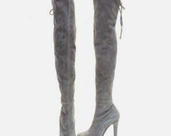 Botas altas hasta la rodilla de Gucci, campaña de pasarela, talla EU 37, US 7
