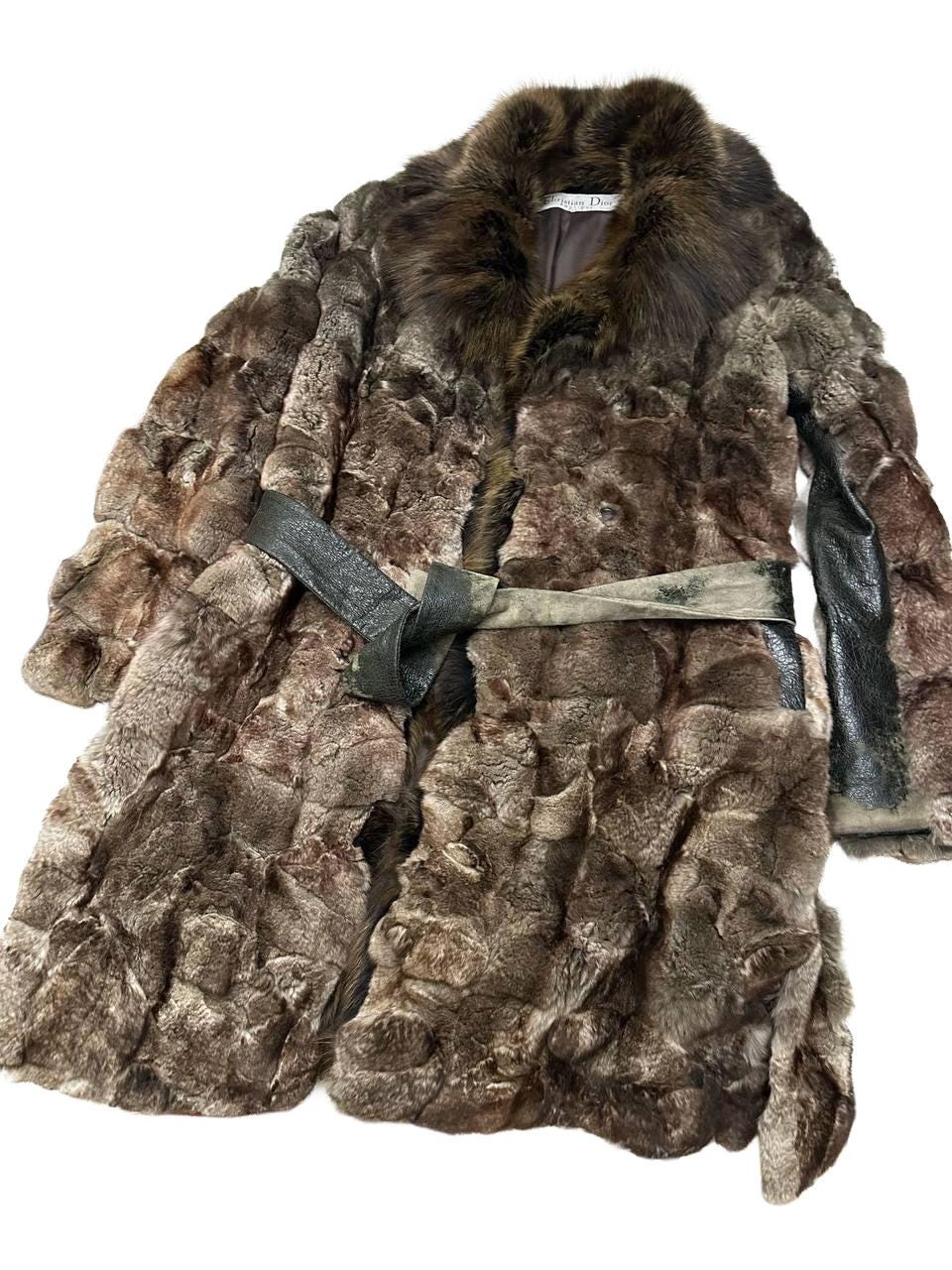 Christian Dior ヴィンテージファー ジャケット Vintage christian dior fur coat - Etsy 日本