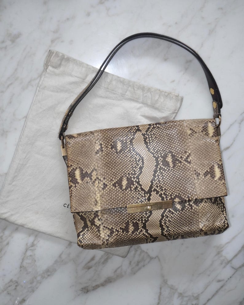 Celine Python Blade Bag - Phoebe Philo Era - Etsy