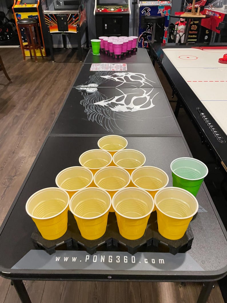 Custom Beer Pong Rack - Magnetic Modular Solo Cup Holder - 3D Printed ...