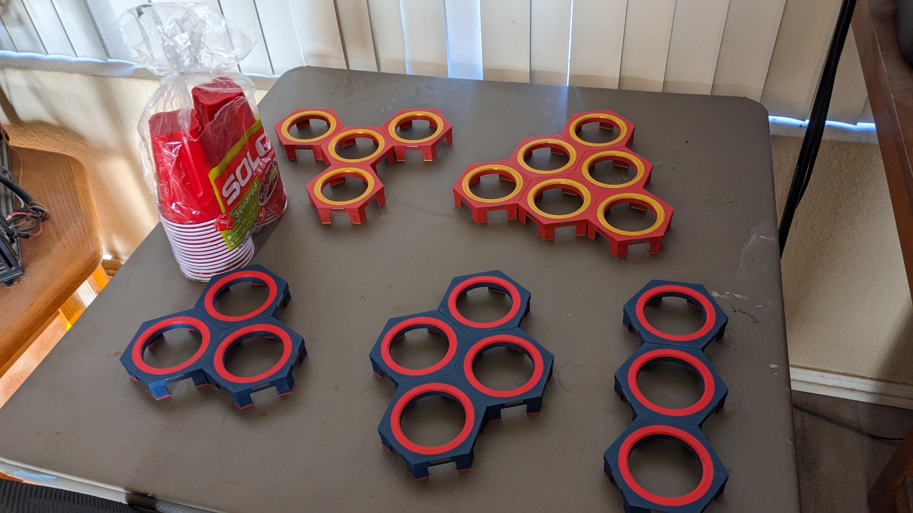 Custom Beer Pong Rack: Magnetic Modular Solo Cup Holder - Etsy