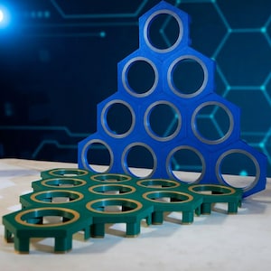 Soporte magnético modular para beer pong personalizado: portavasos individual