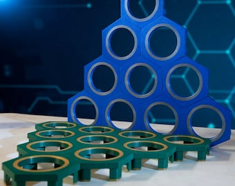 Soporte magnético modular para beer pong personalizado: portavasos individual