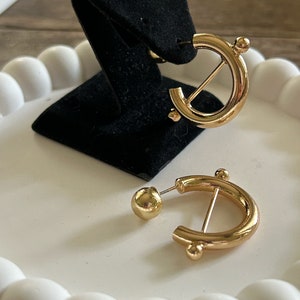 Gold Hoop Earrings, Gold Hoops, Tiny Gold Hoops, Nickel Free Earrings, Perfect For Everyday Earrings, Minimalist Gold Hoops