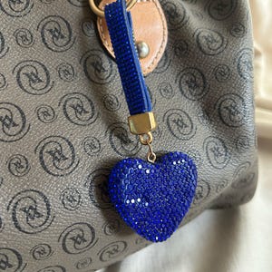 Bag Charm, Keychain, Heart Keychain, Shiny Keychain, Heart Charm, Shiny Charm, Big Charm, Gifts For Birthday, Gifts For Her