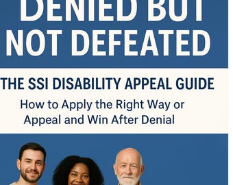 SSI Disability Appeal Guide: Templates & Checklists (Digital Download)