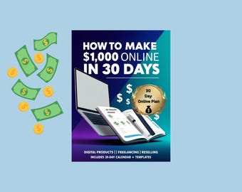Make 1000 Dollars Online Guide, 30-Day Planner (PDF)