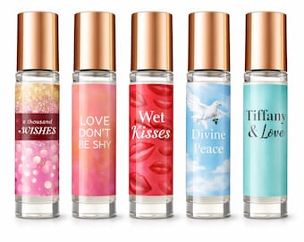 Soft, Clean Scent Perfume Oil Bundle of 5 Fragrances