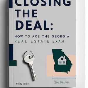 Georgia Real Estate Exam Prep Guide: Practice Test + Workbook (Digital Download)