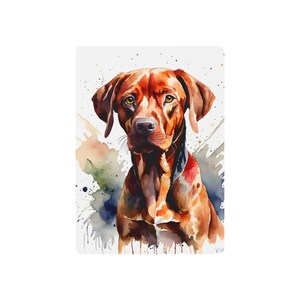 Cartes à jouer de poker, design de peinture de chien Vizsla, jeu de cartes unique, cadeau de soirée jeux de cartes, cadeau de joueur de poker, cadeau d'amoureux des animaux, jeu