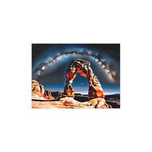 Set Postkarten, Aquarell Delicate Arch, Arches National Park Geschenkset, Briefpapier-Set, Reisepostkarten, einzigartig