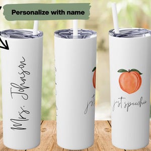 Custom Speech Therapist Tumbler, Custom SLP Gift for Speech Language Pathologist, Speech Teacher Tumbler Cup, Stainless Steel Insulated Cup
