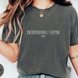 Speech Therapist Shirt Comfort Colors, Professional Yapper Shirt, Funny SLP Tshirt for Language Pathologist, Speech Therapy School SLP Gift