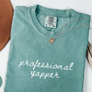 Speech Therapist Shirt Comfort Colors, Professional Yapper Shirt, Funny SLP Tshirt for Language Pathologist, Speech Therapy School SLP Gift